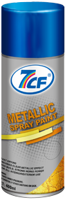 Pintura en aerosol metalizada