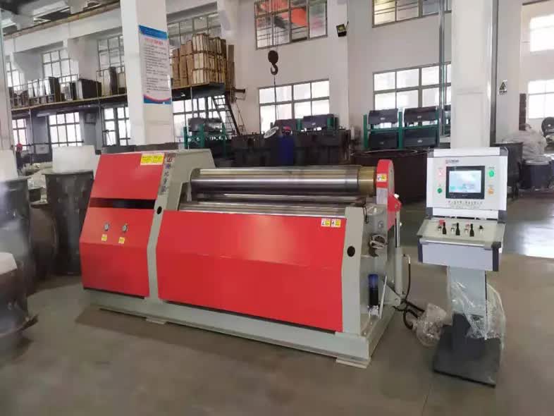 Rolling Process of 4-Roller Plate Rolling Machine